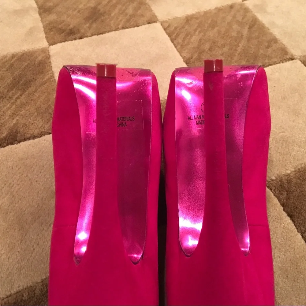 Super sexy Shiekh Raspberry pumps - Picture 5 of 7